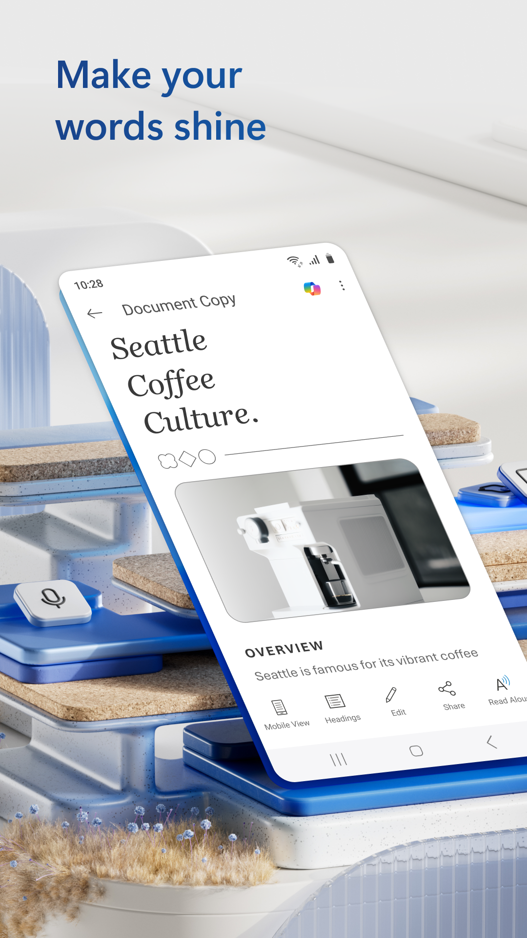 App ManufaturaDocs Pro em um celular
